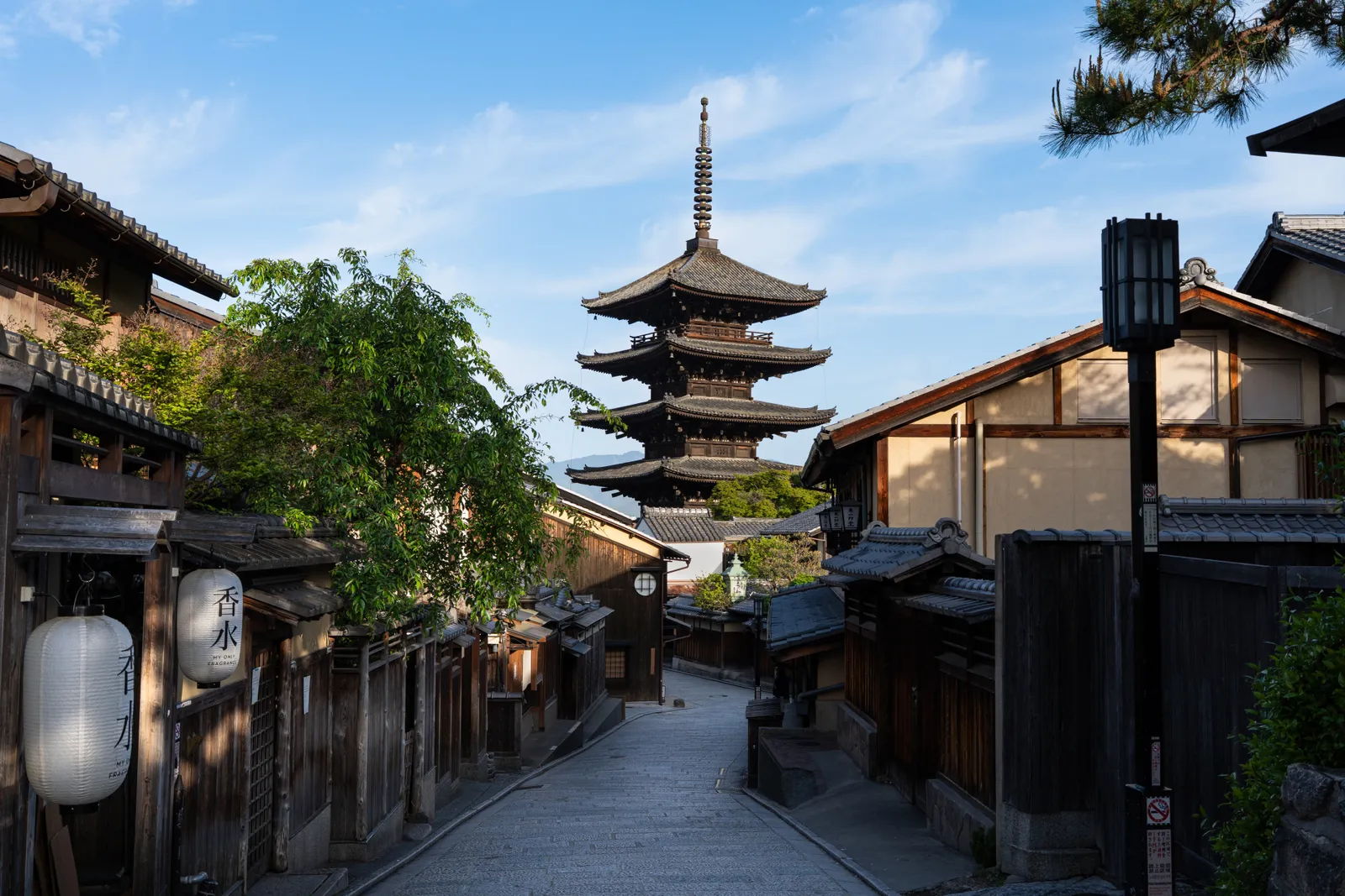 京都・东山エリアの街並み