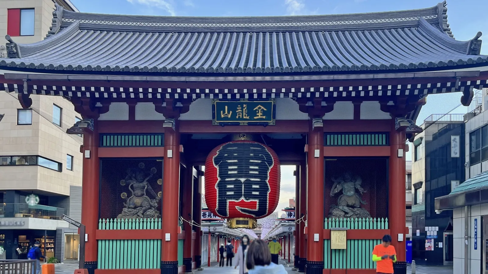 Colorful kimono options available at an Asakusa kimono rental shop