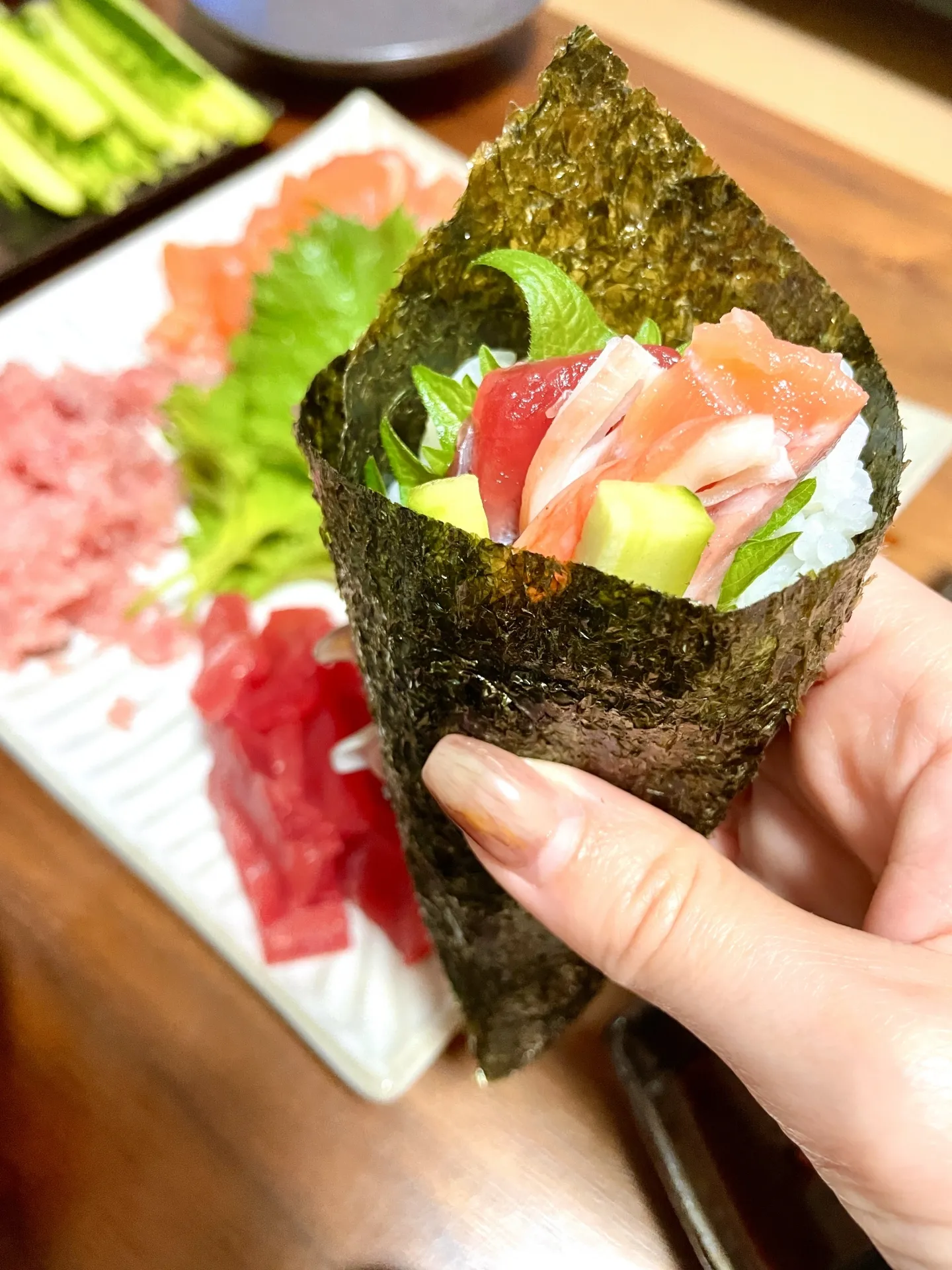 築地手巻き寿司料理教室とクラフトジンテイスティング