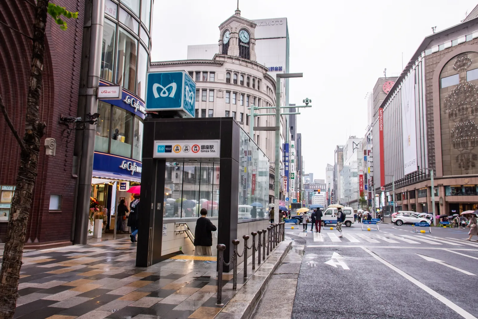 銀座の街並み