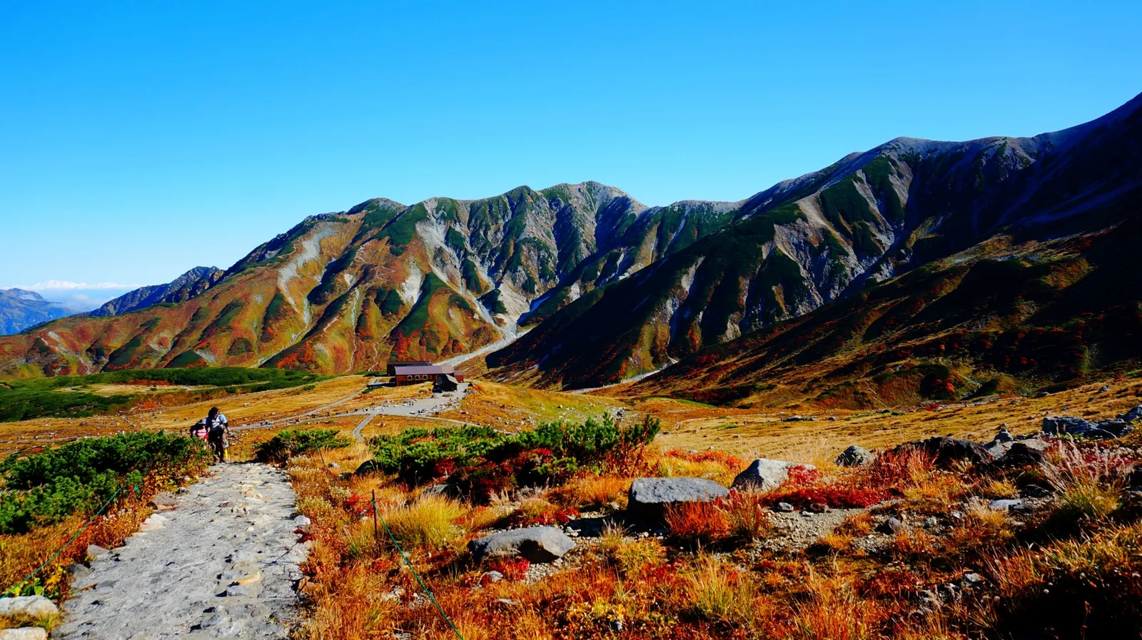 立山黒部アルペンルート・室堂の山岳風景