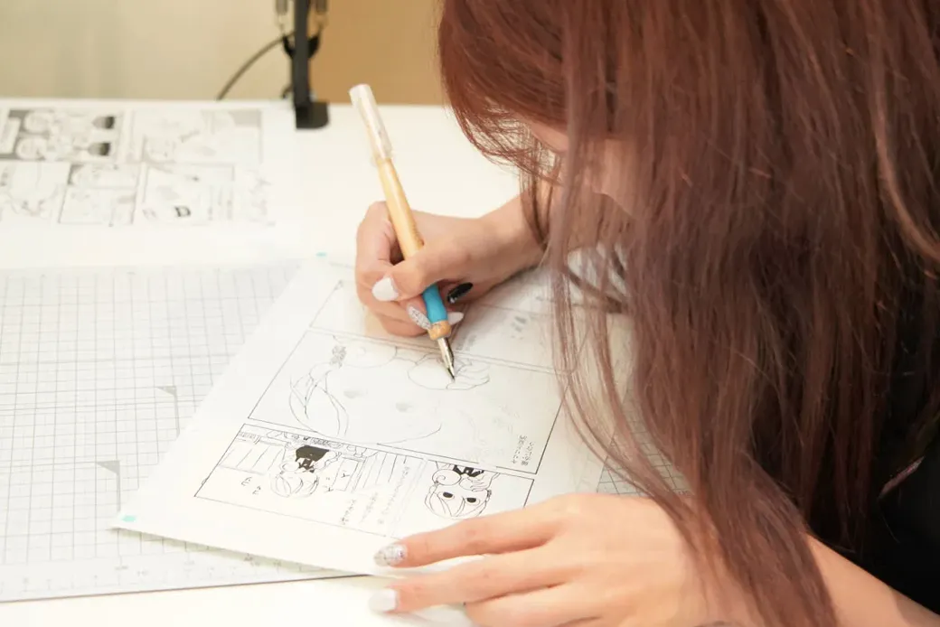 Manga Inking Workshop with Professional Tools at GALLERY & CREATORS LOUNGE ZENON