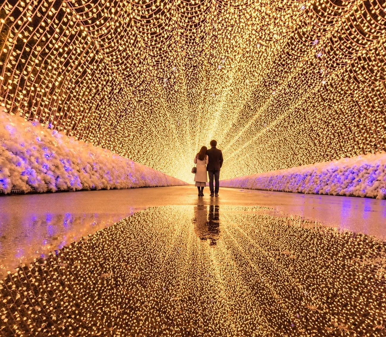 Nagoya Departure: Nagashima Outlet & Nabana no Sato Illumination Day Bus Tour