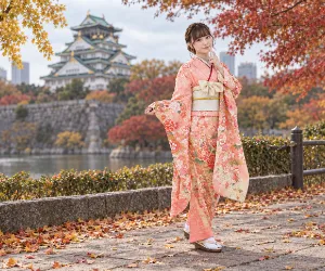 기모노・유카타 대여 체험 (오사카 / Kawaii Osaka 제공)