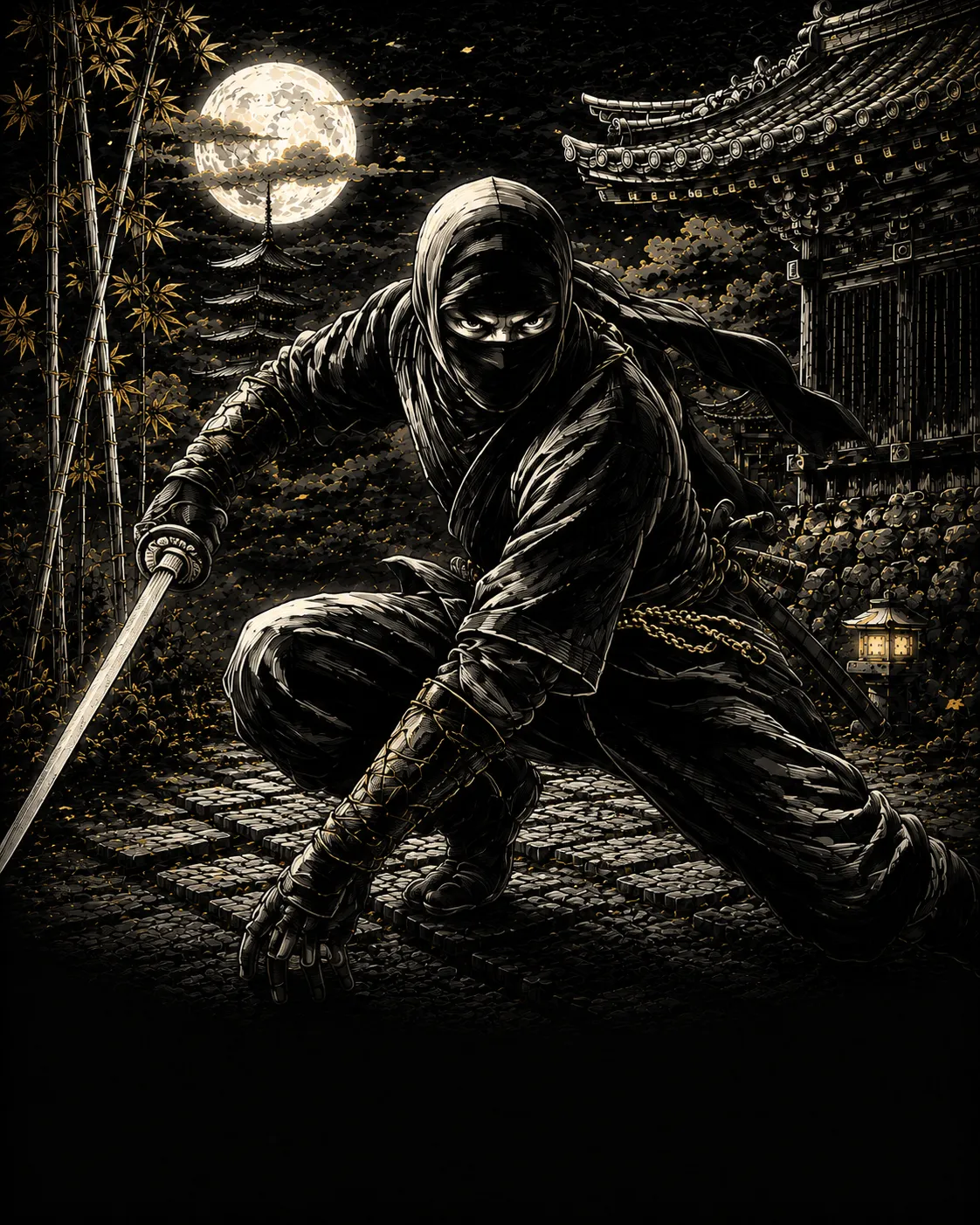 武士和忍者体验 - 大阪剑术与和服穿着