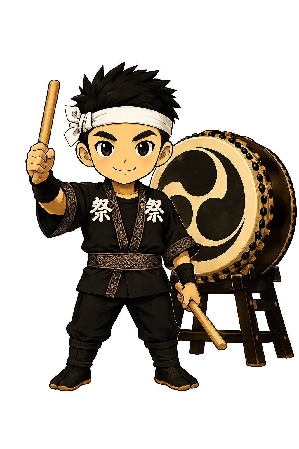 MATSURI Travel taiko mascot